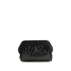 THEMOIRè Black Vegan Leather Clutch Women's Bag